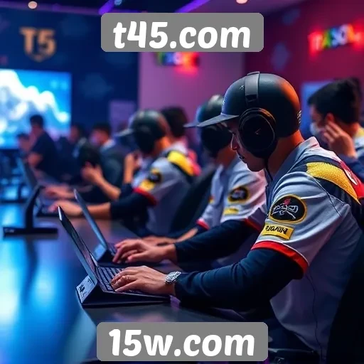 Plataforma t45.com se destaca em torneios de eSports